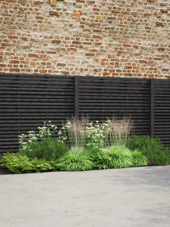 Pre-designed garden border, delivered to your door. Soto Green collection includes evergreen plants and perennials for year round interest. Multiple border sizes available.
